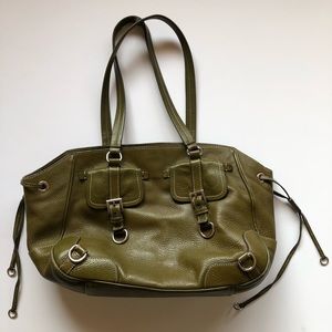 Prada Green Leather Purse